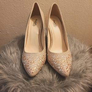 Light Rose Gold Pumps Size 8